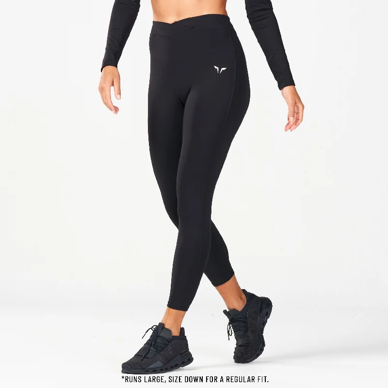 Crossover Leggings 24" - Black