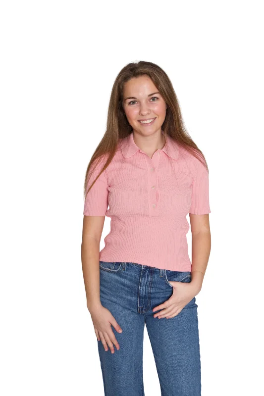 Danae Polo in Crepe Cotton