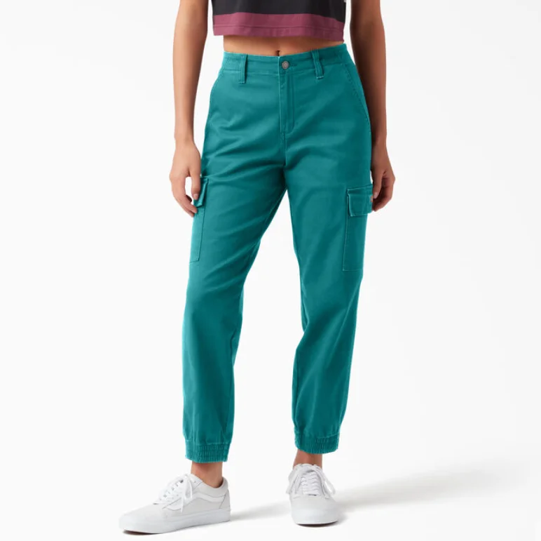 Dickies Women's Cargo Jogger Pants - Deep Lake