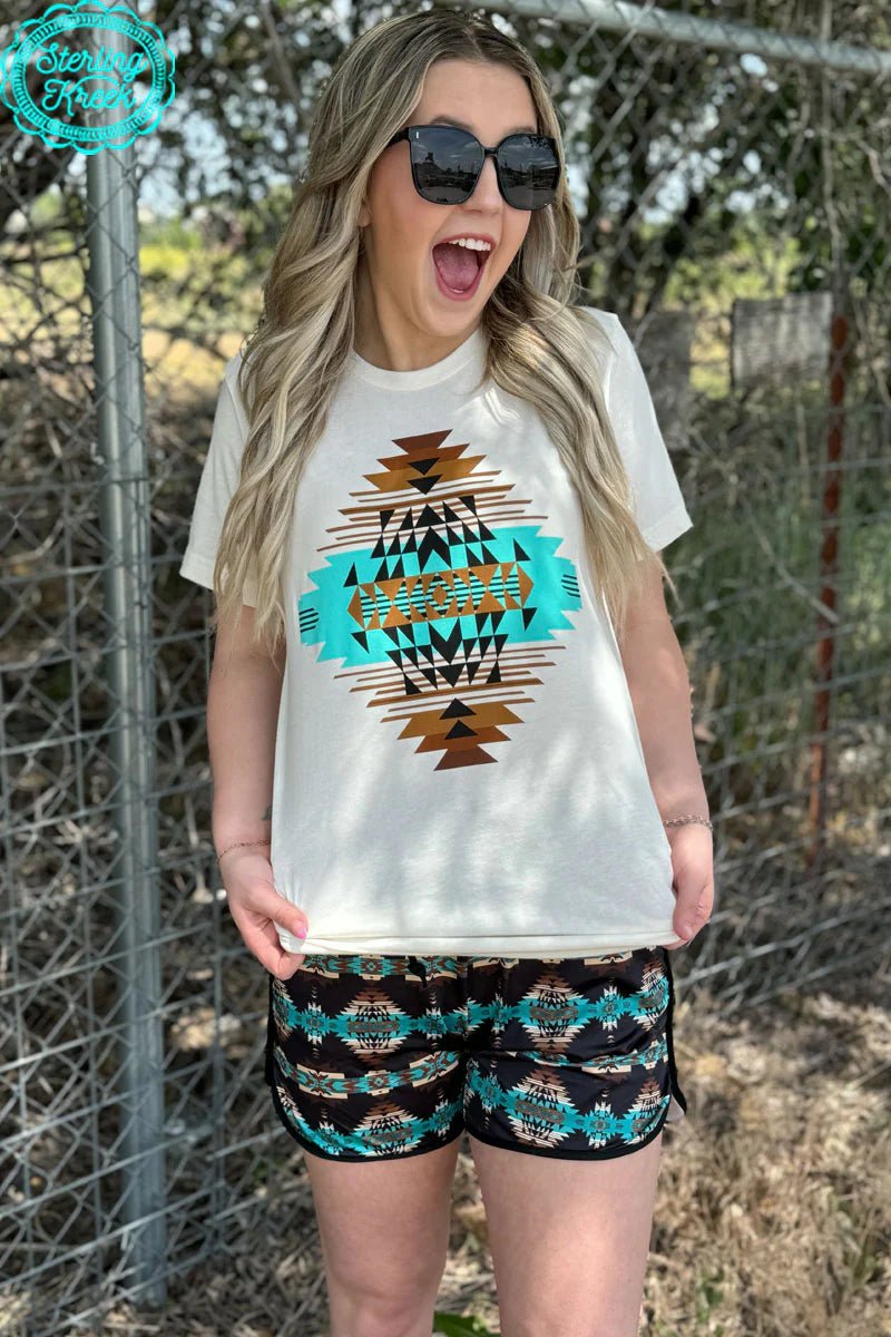 Sterling Kreek The Sandy Aztec Tee