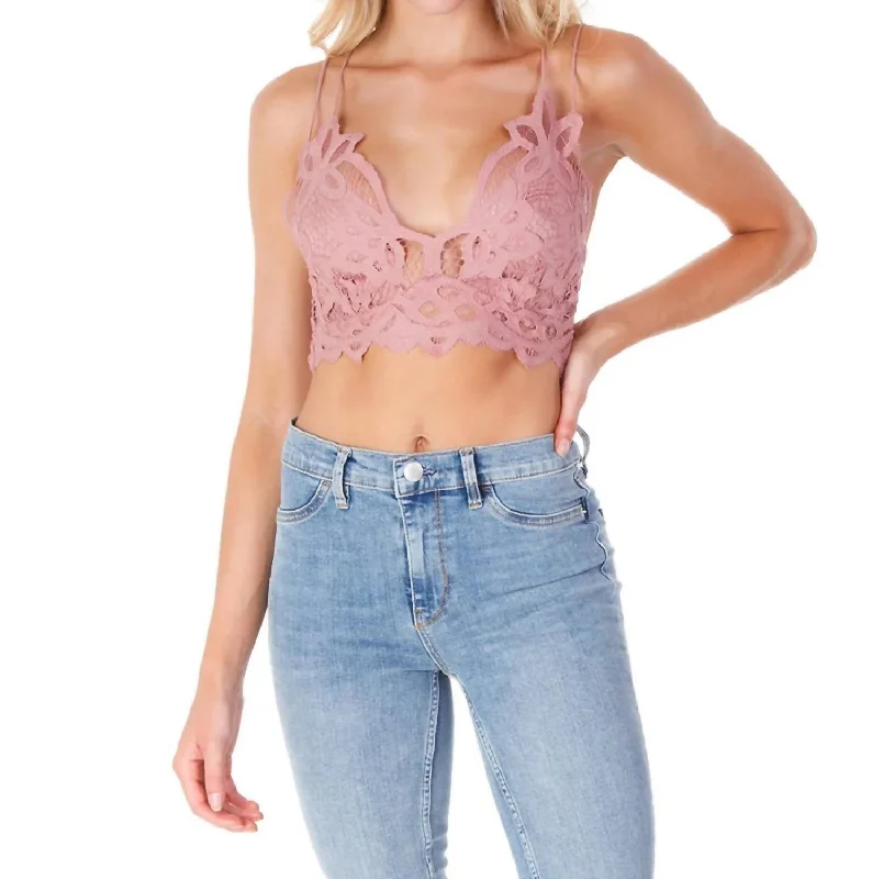 Adella Bralette In Rose