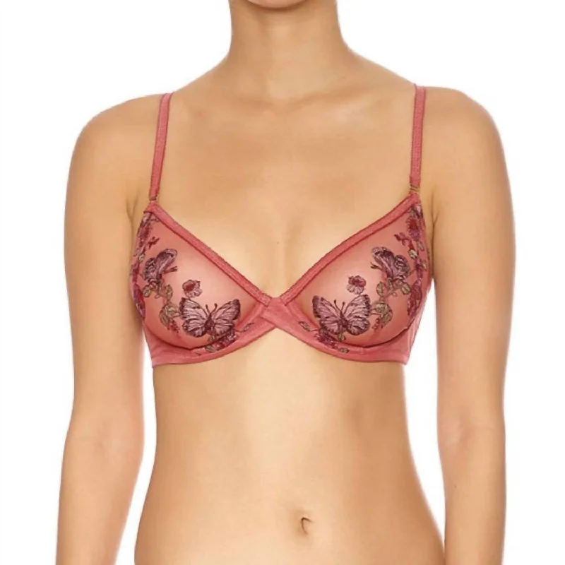 Butterflies Bra In Bittersweet