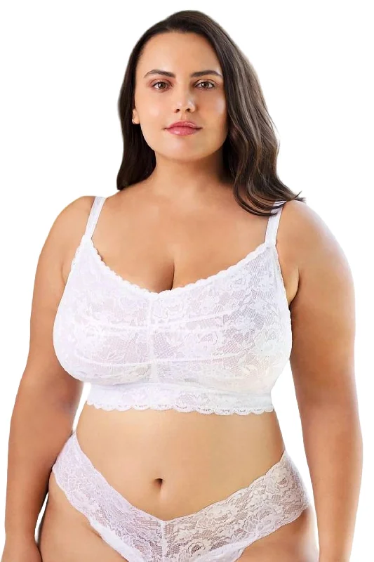 Never Say Never Ultra Curvy Sweetie Bralette In White