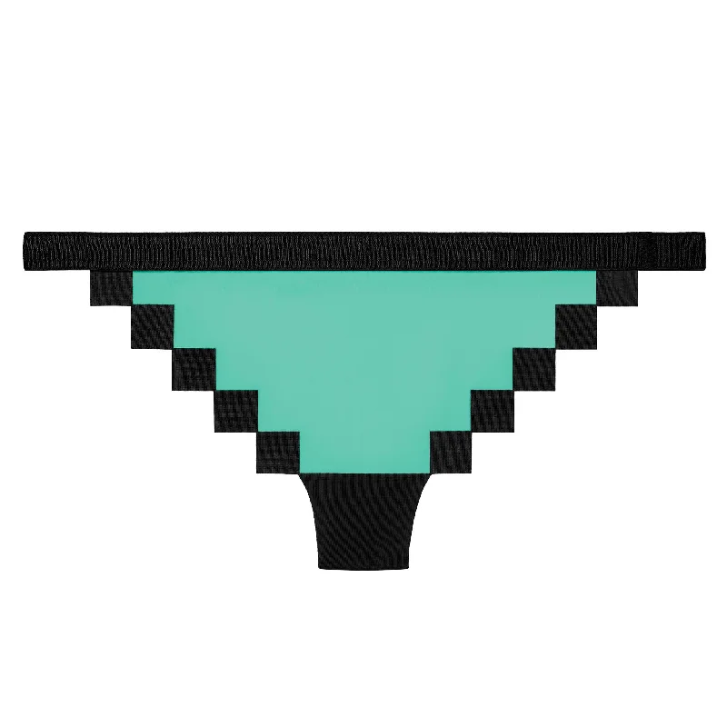 pixel panties zx spectrum teal