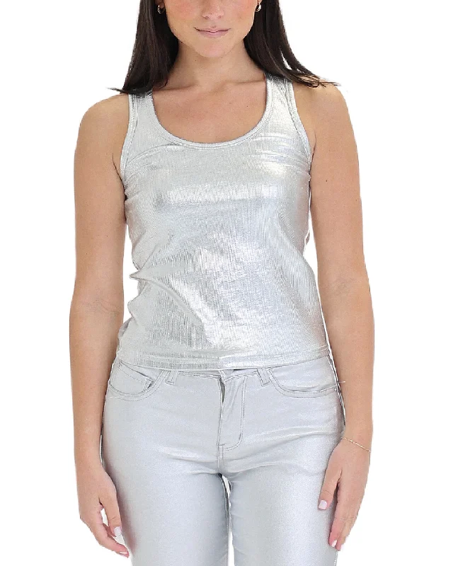 Metallic Ribbed Tank